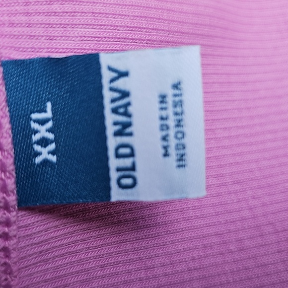 Old Navy Ruffled Mixed Fabric Tank Top Womens XXL New - Picture 6 of 12